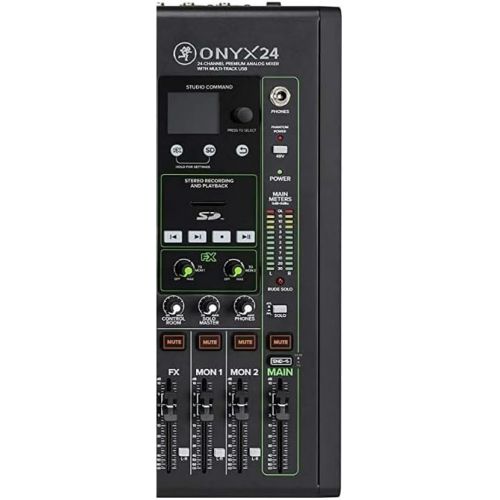  Mackie Onyx24 24-channel Analog Mixer with Multi-track USB