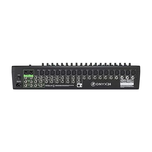  Mackie Onyx24 24-channel Analog Mixer with Multi-track USB