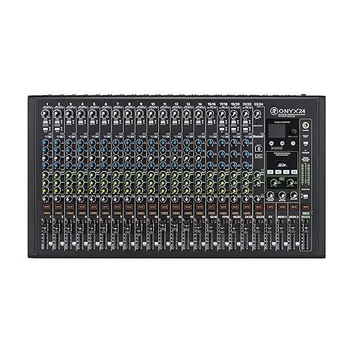  Mackie Onyx24 24-channel Analog Mixer with Multi-track USB