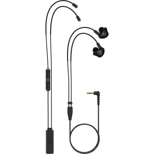  Mackie MP-240 BTA Dual Hybrid Driver In-Ear Headphones with Bluetooth Adapter Cable