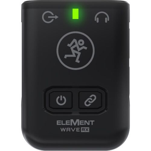  Mackie EleMent Wave LAV Compact Digital Wireless Lavalier Microphone System for Cameras and Smartphones (2.4 GHz)