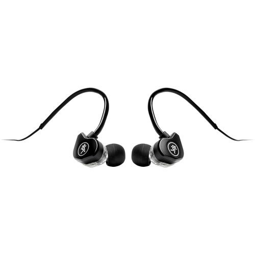  Mackie CR-Buds+ In-Ear Headphones with In-Line Microphone & Remote (Black)