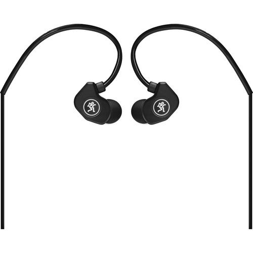  Mackie CR-Buds+ In-Ear Headphones with In-Line Microphone & Remote (Black)