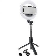 Mackie Battery-Powered Ring Light Kit with Convertible Selfie Stick (6
