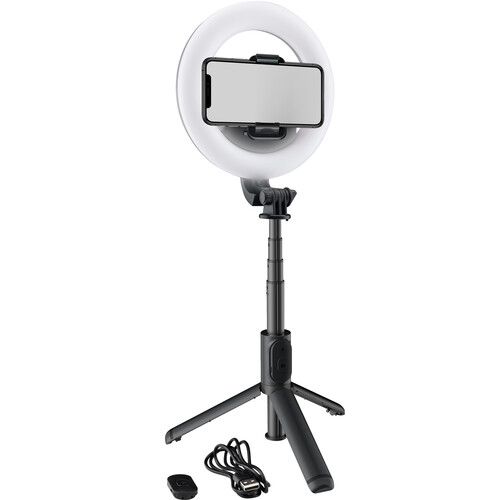  Mackie MCaster Live Portable Streaming Mixer and Ring Light Kit