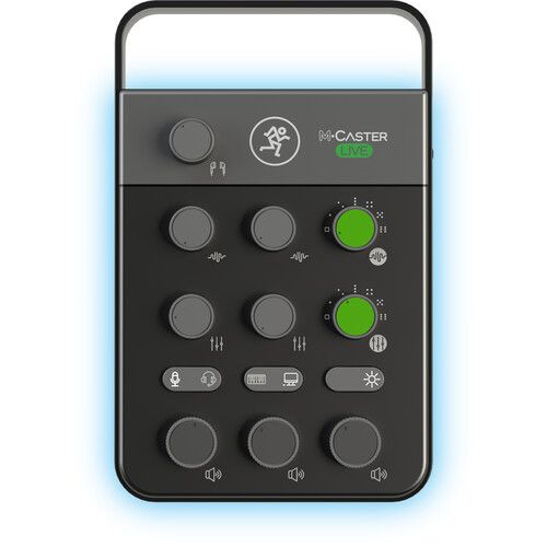  Mackie MCaster Live Portable Streaming Mixer (Black)