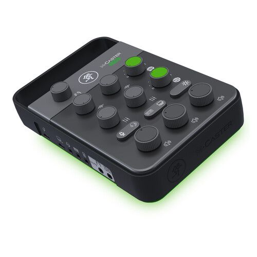  Mackie MCaster Live Portable Streaming Mixer (Black)