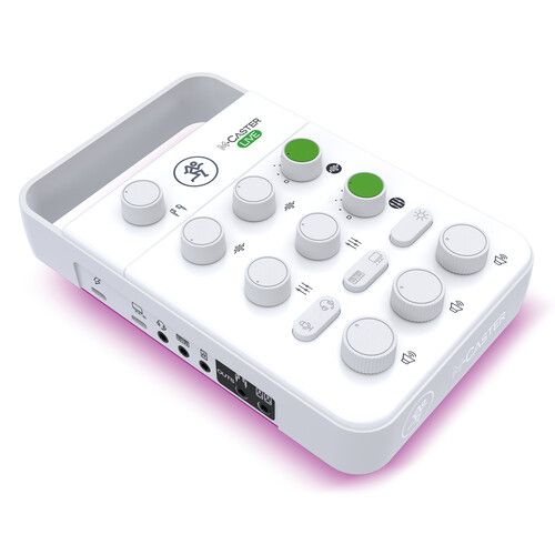  Mackie MCaster Live Portable Streaming Mixer (White)