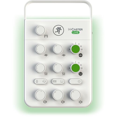  Mackie MCaster Live Portable Streaming Mixer (White)