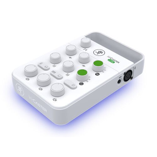  Mackie MCaster Live Portable Streaming Mixer (White)