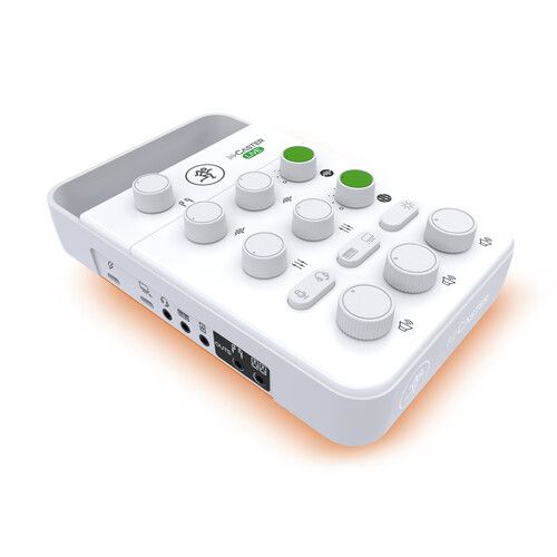  Mackie MCaster Live Portable Streaming Mixer (White)