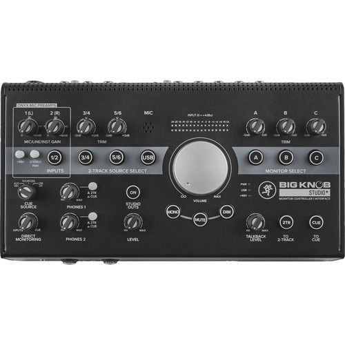  Mackie Big Knob Studio Plus Monitor Controller and Interface