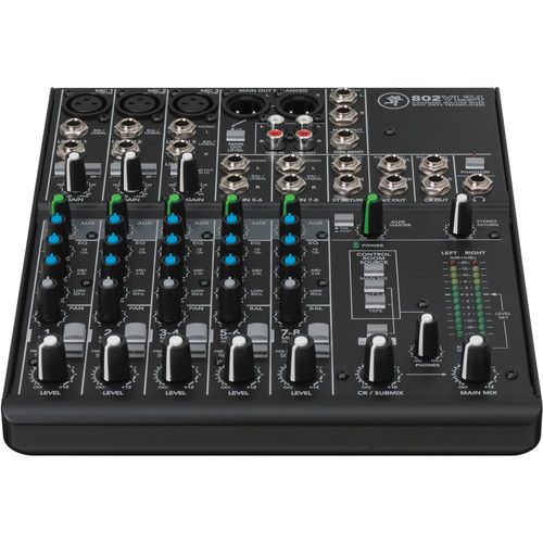  Mackie 802VLZ4 8-Channel Ultra-Compact Mixer
