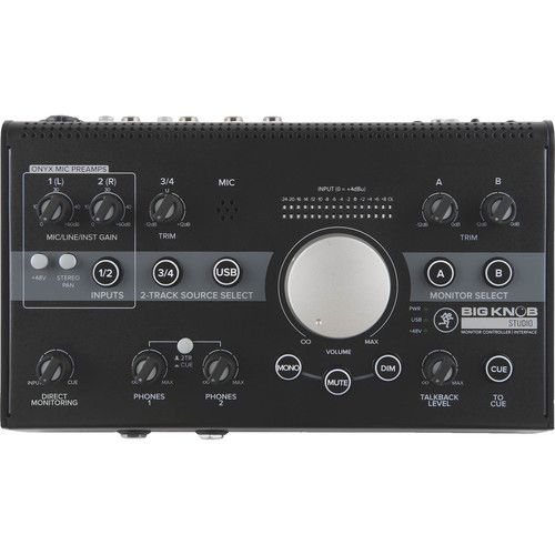  Mackie Big Knob Studio Monitor Controller and Interface