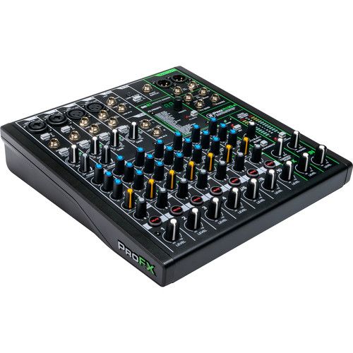  Mackie ProFX10v3 10-Channel Sound Reinforcement Mixer Kit with Carry Bag