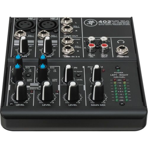  Mackie 402VLZ4 4-Channel Ultra-Compact Mixer