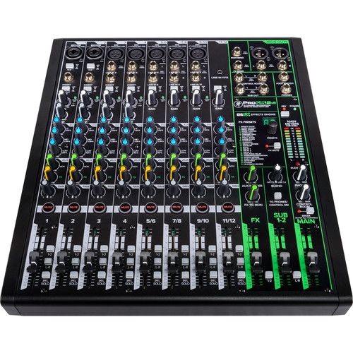  Mackie ProFX12v3 12-Channel Sound Reinforcement Mixer with Built-In FX