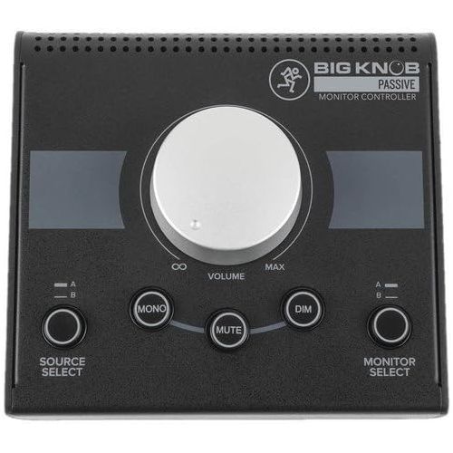  Mackie Big Knob Passive Studio Monitor Controller with 1/4 Male Phone to 1/4 Male Phone TRS Cable -5