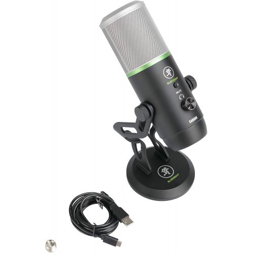  Mackie Carbon Premium USB Condenser Microphone for Content Creation, Live Streaming and Mobile Recording