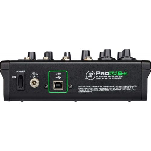  [아마존베스트]Mackie ProFXv3 Series, 6-Channel Professional Effects Mixer with USB, Onyx Mic Preamps and GigFX effects engine - Unpowered (ProFX6v3)