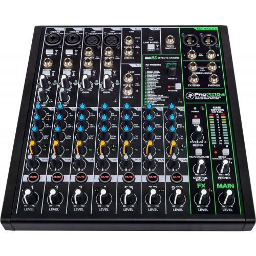  [아마존베스트]Mackie ProFX12v3 12-Channel Unpowered Mixer USB Bundle with Pro Tools, Waveform DAW, 4x Mophead 10-Foot TRS Cable, 4x 10-Foot XLR Cable, 2x 1/4 to 3.5mm Adapter, 10x Cable Ties and