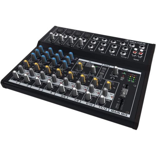  [아마존베스트]Mackie Mix12FX 12-channel Compact Mixer with Effects with Pair of EMB XLR Cable and Gravity Magnet Phone Holder Bundle