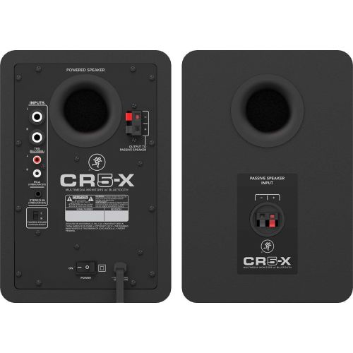  [아마존베스트]Mackie CR Series Studio Monitor (CR5-X) with Pair of EMB Cables and Gravity Magnet Phone Holder Bundle