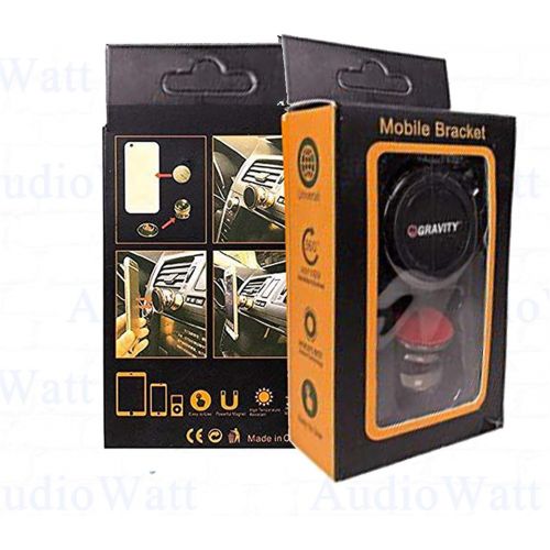  [아마존베스트]Mackie CR Series Studio Monitor (CR5-X) with Pair of EMB Cables and Gravity Magnet Phone Holder Bundle