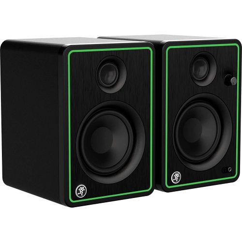  [아마존베스트]Mackie CR4XBT 4 Multimedia Monitors (Pair) + Bluetooth Headphone and Extra Bundle 914+M