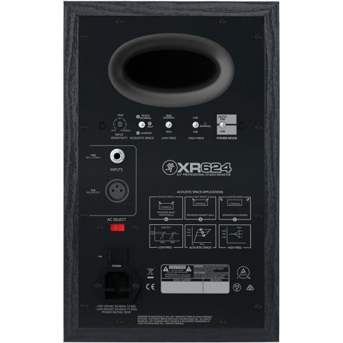  [아마존베스트]Mackie XR624-6.5 Professional Studio Monitor, 6.5 Model (XR624)