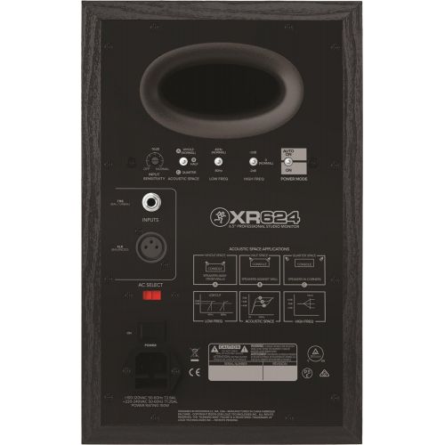  [아마존베스트]Mackie XR624-6.5 Professional Studio Monitor, 6.5 Model (XR624)