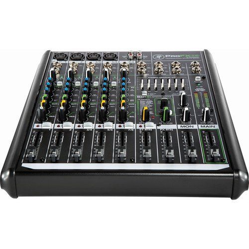  Mackie ProFX8v2 8-Channel Sound Reinforcement Mixer with Stereo Headphones & XLR- XLR Cable