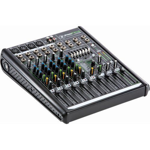  Mackie ProFX8v2 8-Channel Sound Reinforcement Mixer with Stereo Headphones & XLR- XLR Cable