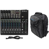 Mackie 1202VLZ4 12-Channel Compact Analog Mixer w 4 ONYX Preamps + Backpack