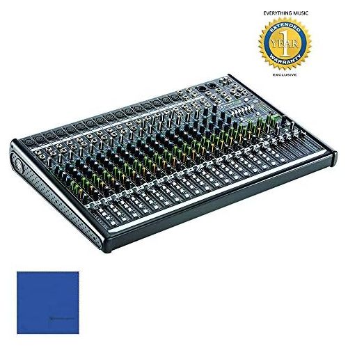  Mackie ProFX22v2 22-Channel 4-Bus Effects Mixer with Microfiber and Free EverythingMusic 1 Year Extended Warranty