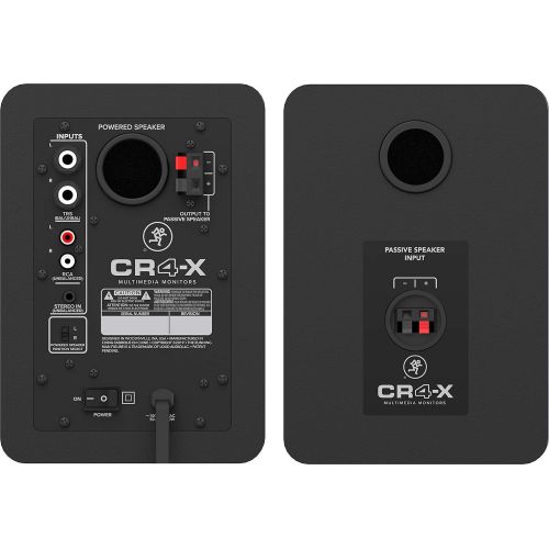  Mackie CR3 CR Series 3 Creative Reference Multimedia Monitors (Pair), Black, 3