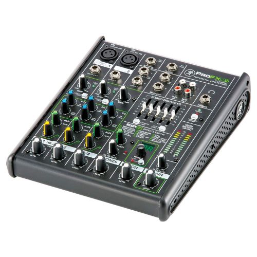  Mackie ProFX4v2 4-Channel Sound Reinforcement Mixer wBuilt-In FX with Deluxe Accessory Bundle