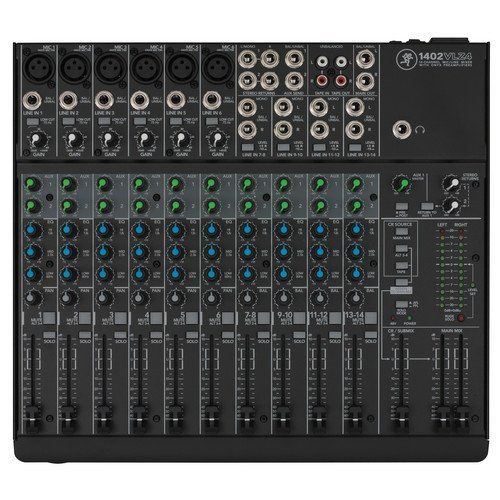  Mackie 1402VLZ4 14-Channel Compact Mixer with G-MIXERBAG-1515 Padded Nylon MixerEquipment Bag & PB-S3410 3.5 mm Stereo Breakout Cable, 10 feet Bundle