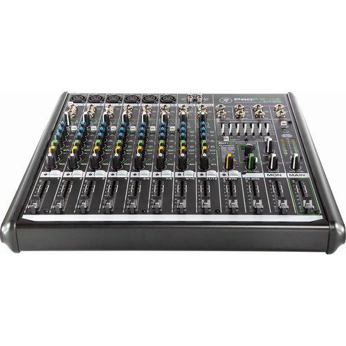  Mackie ProFX12v2 12-Channel Sound Reinforcement Mixer with Padded Nylon MixerEquipment Bag & PB-S3410 3.5 mm Stereo Breakout Cable, 10 feet Bundle