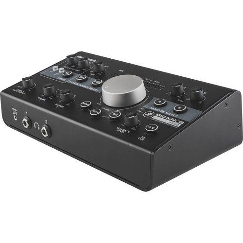  Mackie Big Knob Studio Monitor Controller and Interface with Stereo Headphones & XLR Cable