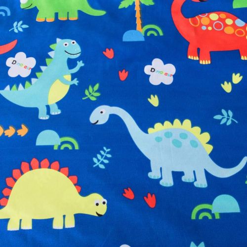  [아마존베스트]Macohome Kids Duvet Cover Set Queen/Full Boys Bedding with 2 Pillowcases and 1 Duvet Cover(Dinosaur, Queen)