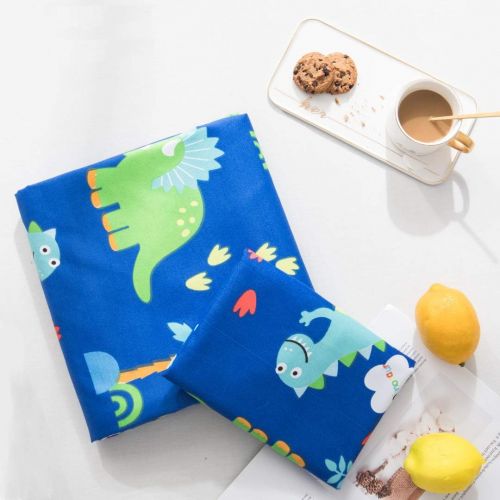  [아마존베스트]Macohome Kids Duvet Cover Set Queen/Full Boys Bedding with 2 Pillowcases and 1 Duvet Cover(Dinosaur, Queen)