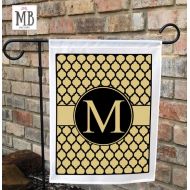 /MacyBlueDesigns Monogram Yard Flag, garden flag, garden gift, outdoor decor, personalized flag, yard flag, gardener gift, yard art, garden