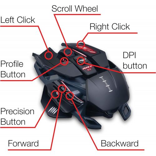  Mad Catz The Authentic R.A.T. Pro S3 Optical Gaming Mouse