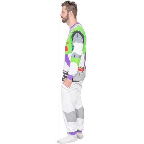  할로윈 용품Mad Engine Toy Story Buzz Lightyear All The Buzz Costume Pajama Shirt and Pants Set