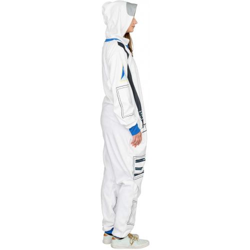  할로윈 용품Mad Engine Nasa Astronaut Adult Costume Hooded Pajama Union Suit