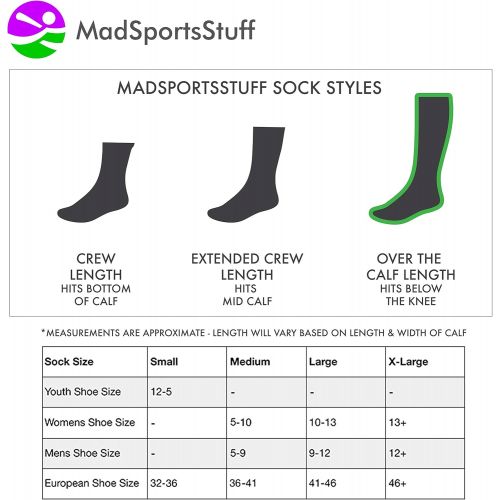  MadSportsStuff Slugger Over The Calf Baseball Socks