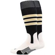 MadSportsStuff Baseball Stirrup Socks 3 Stripe with Featheredge