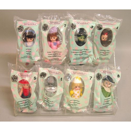 마담 알렉산더 2007 McDONALDS HAPPY MEAL DOLLS COMPLETE SET Wizard of Oz Madame Alexander FREE UPGRADE TO PRIORITY MAIL SHIPPING