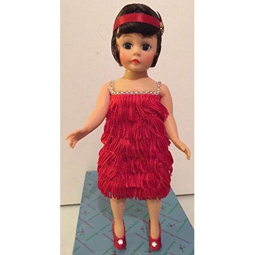 마담 알렉산더 Madame Alexander 1950s MADAME ALEXANDER FLAPPER 1118 RED DRESS BRUNETTE DOLL MINT IN BOX